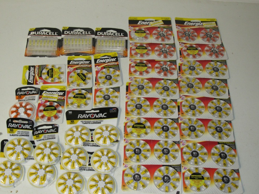 Huge Lot of Hearing Aid Batteries Read Description EXP Vary. FAST FREE SHIPPING