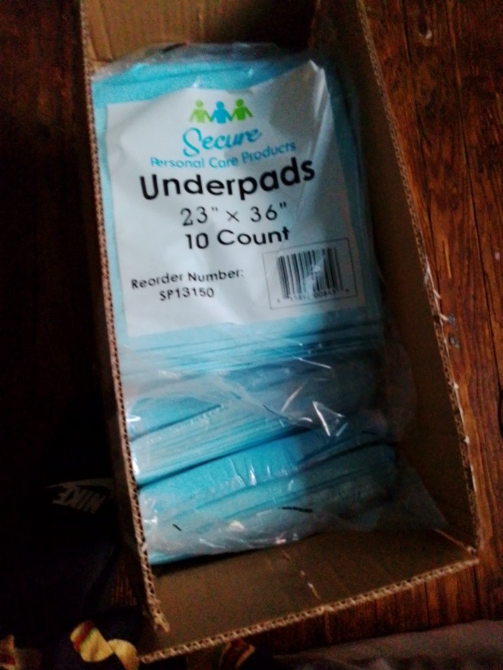 Secure Personal Care SP13150 Underpads 50 Count 23in x 36in Dog Pee Pads Puppy