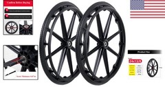 High-Quality 24-Inch Wheelchair Replacement Wheels – Durable Nylon Construction