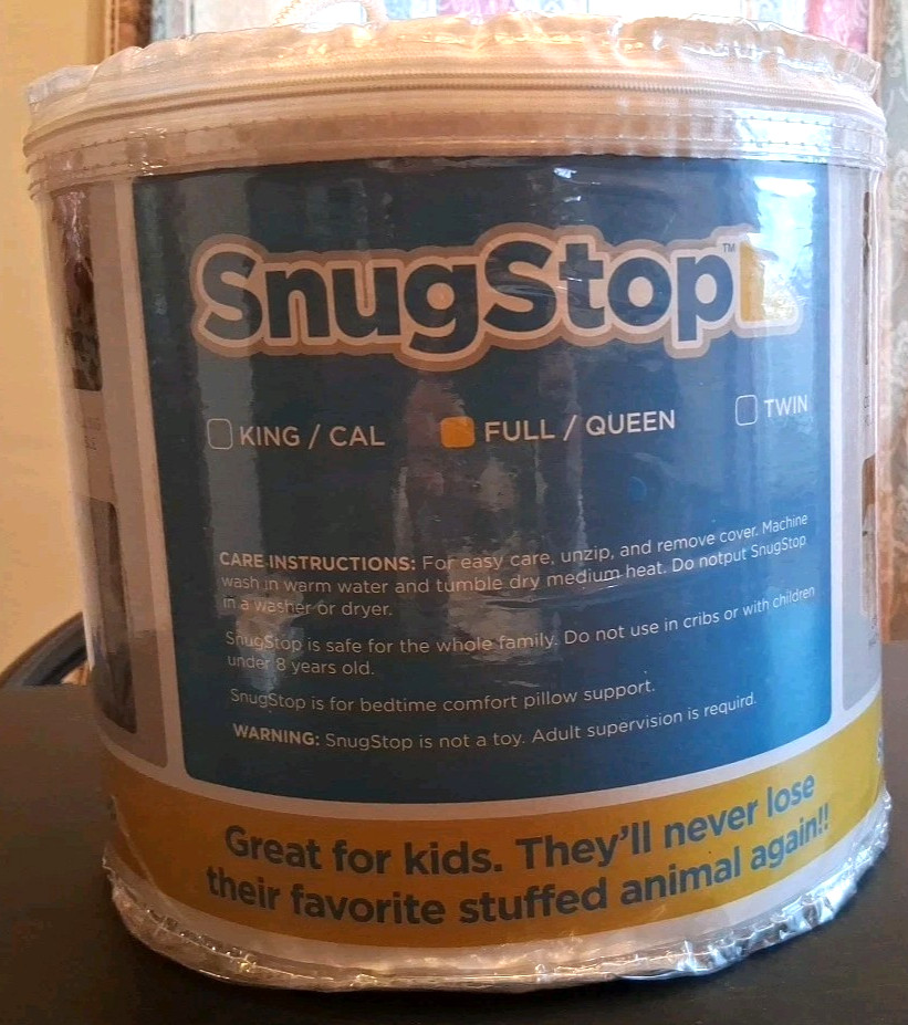 SnugStop Bed Wedge Mattress Wedge Full/Queen Headboard Pillow Gap Filler White