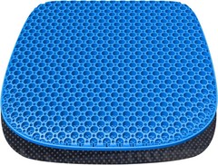Large Gel Seat Cushion for Long Sitting with Non-Slip Cover,Soft & Breathable,Se