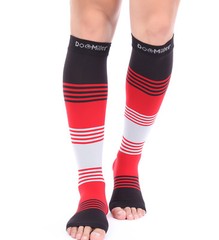 Doc Miller Open Toe Socks Compression Stockings 20-30mmHG Relieve Varicose Pain