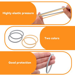 4Pcs Patella Bands Basketball, Silicone Fine Knee Bands for Knee Pain, Elastic P