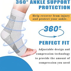 3PK de calcetines de compresión para aliviar la neuropatía Calcetines tobilleros