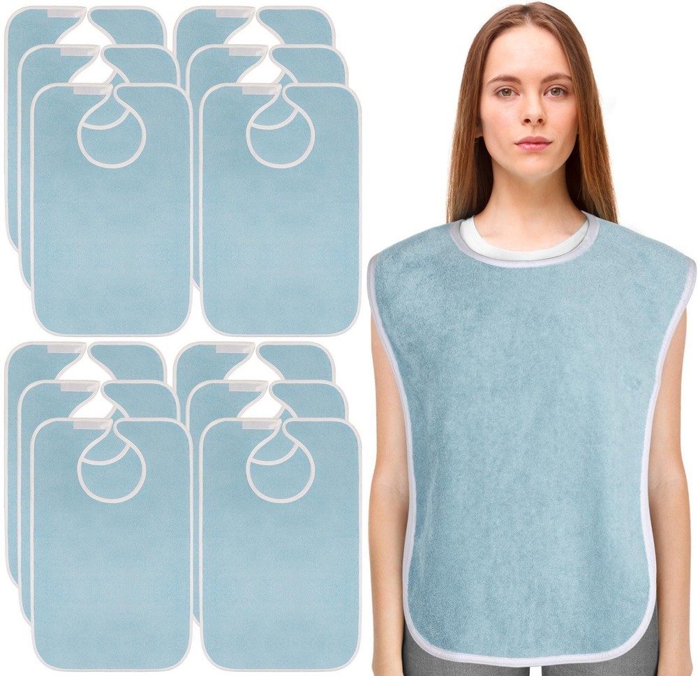 Utopia Towels 12 Pack Premium Unisex Adult Bibs for Elderly Women Men,…