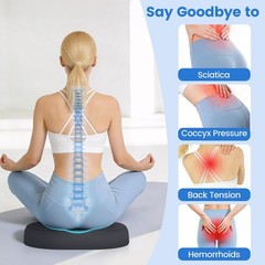 DailyCuddles Donut Pillow for Tailbone Pain, Hemorrhoids Cooling Gel Memory …