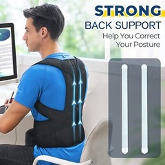 Adjustable Posture Corrector Back Straightener Support Shoulder Brace Men Women
