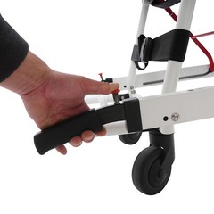 EMS Mobility Transport Chair w/6″ Wheels – No Assembly, 400lbs Aircraft Aluminum