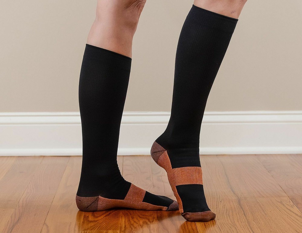 Best Graduated Compression Socks (1-3 Pairs) Black S-XXL 15-20mmHg Men’s Women’s