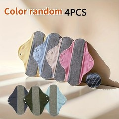 1/2/4pcs Leak-Proof & Waterproof Washable Incontinence Pads with Graphene