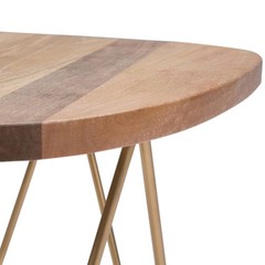 Simplihome Patrice – 18 Inch Wide Solid Wood And Round Side In