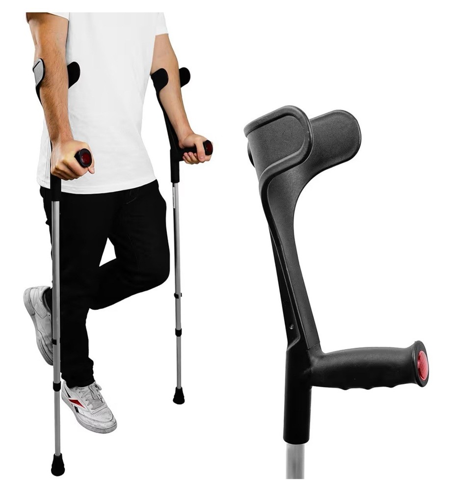 Pepe Mobility – Forearm Crutches for Adults (x2 Units, Open Cuff)
