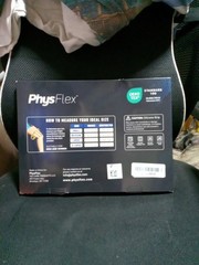 Knee Sleeve Max Support Compression Breathable Black Size L PhysFlex
