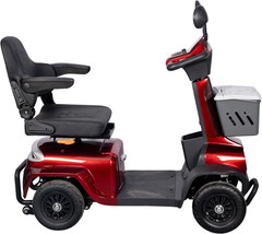 350W Senior Mobility Scooter 48V 20Ah 37 miles Long Range 300lbs 8Mph Low Speed