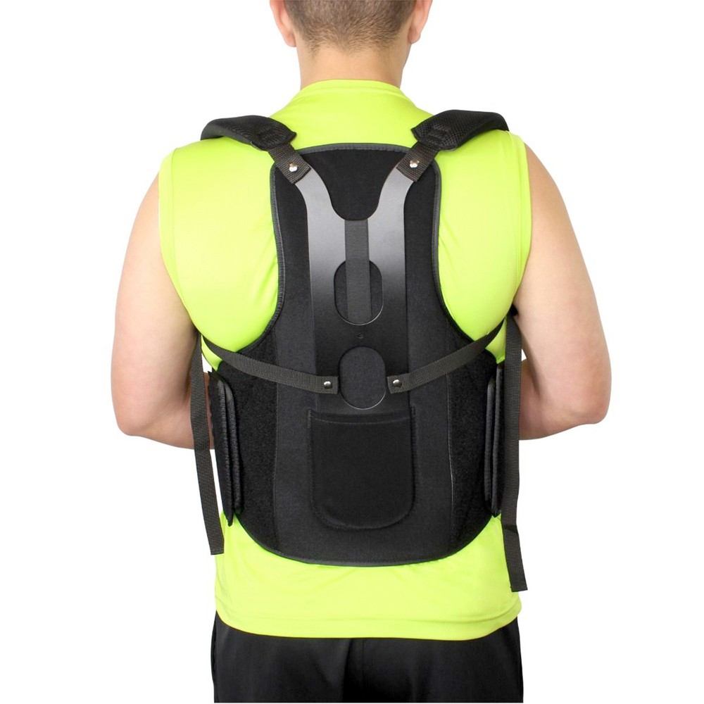Postural Extension Back Straightener Brace – Rigid Posture Corrector Vest
