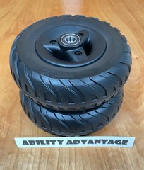 2 NEW: Permobil V.2 CASTERS & AGGRESSIVE SOLID TIRES F3, F5, M5, (version 2)