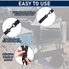 2 Pcs Wheelchair Leg Rest Footrest Hammock Adjustable Footrest Hanging Foot Slin