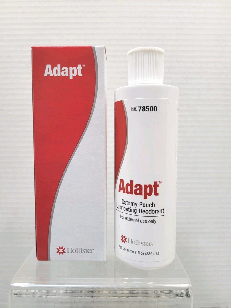 Hollister 78500 Adapt Ostomy Pouch Lubricating Deodorant 8 Oz Bottle 1 Bottle