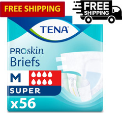 Tena ProSkin Unisex Incontinence Briefs, Super Maximum Absorbency, M/L/XL