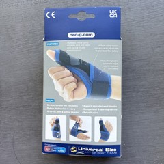 NEO G Easy-Fit THUMB BRACE One Size Fits Most Variable Compression System