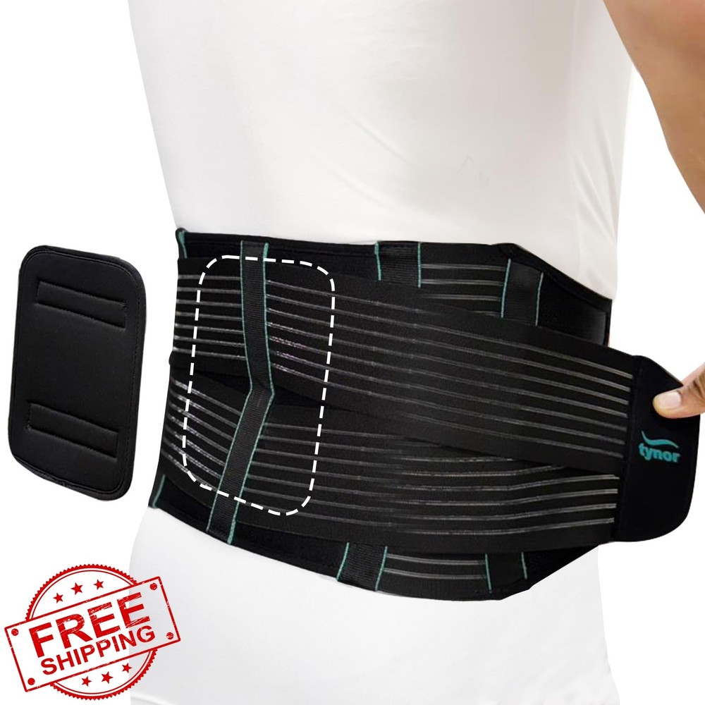 TYNOR Back Brace Small Premium Black