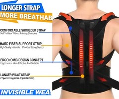 Adjustable Posture Corrector Back Straightener Support Shoulder Brace Men Women