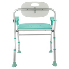 275lbs Foldable Shower Seat Folding Bath Chair Heavy Duty Shower Chair
