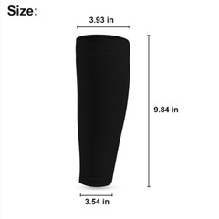 2x Calf Sleeves Legs Support Compression Socks Running Shin Splint Varicose Vein
