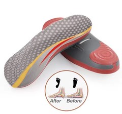 Dr. A-Z Kids 3/4 Custom Feet Orthotic Gel Insole Shoe Inserts (Pair) 7 inches