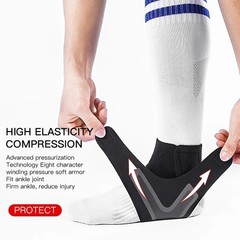 Ankle Brace Support Relief Sleeve Plantar Fasciitis Pain Compression Foot Wrap