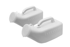 PEPE Mobility Urinals for Men Spill Proof (2 Pack) – 32 oz/ 1000 ml, Portable…