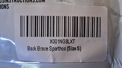 Sparthos Back Brace Belt Black Size Small 31″-38″ Made in Germany Waist NIP