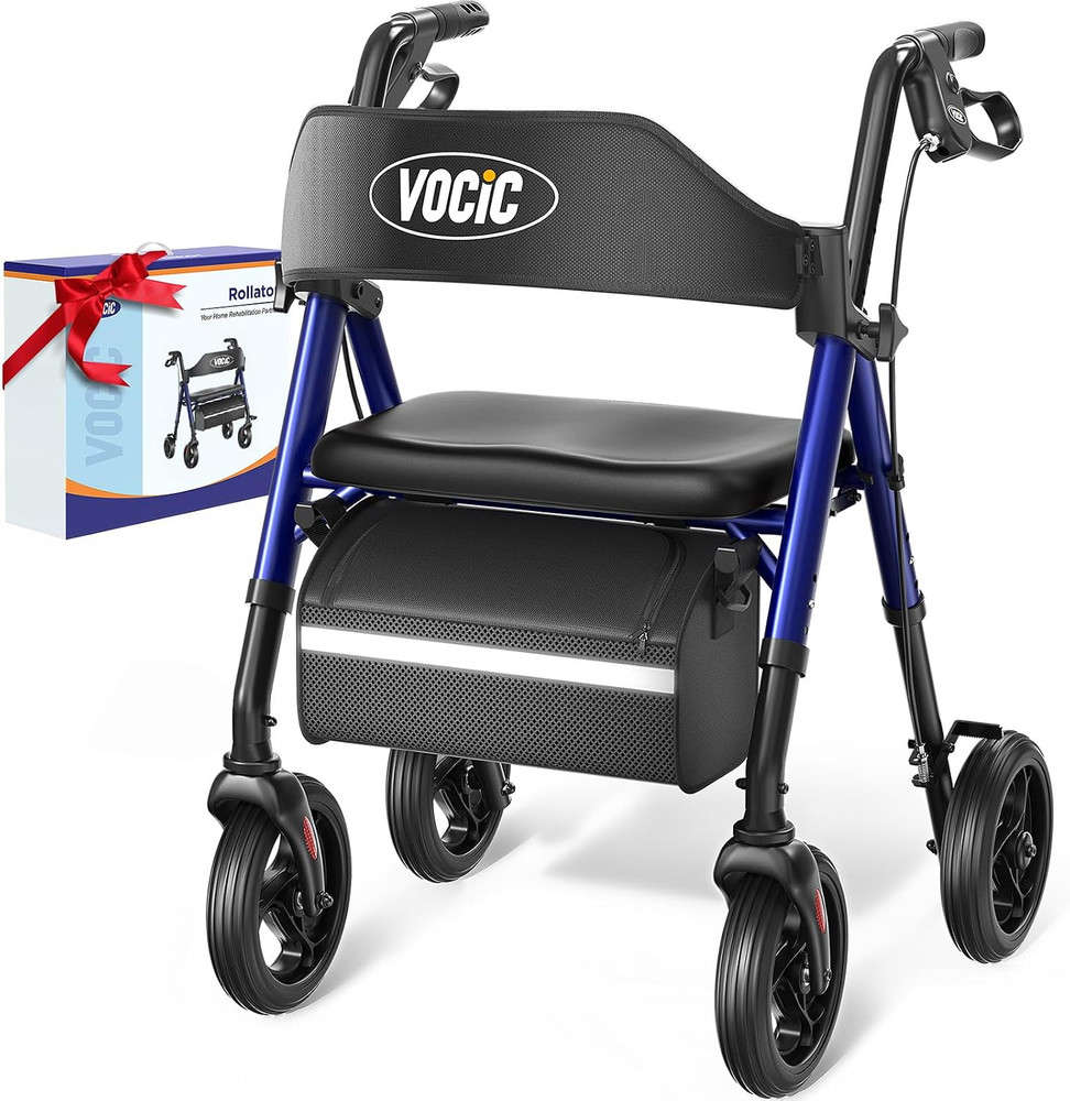 Z21 Rollator Walker for Seniors, Supports 350Lb, Ergonomic, Lightweight