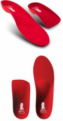 VASYLI CUSTOM Full length red HIGH DENSITY ORTHOTICS INSOLE ARCH SUPPORT