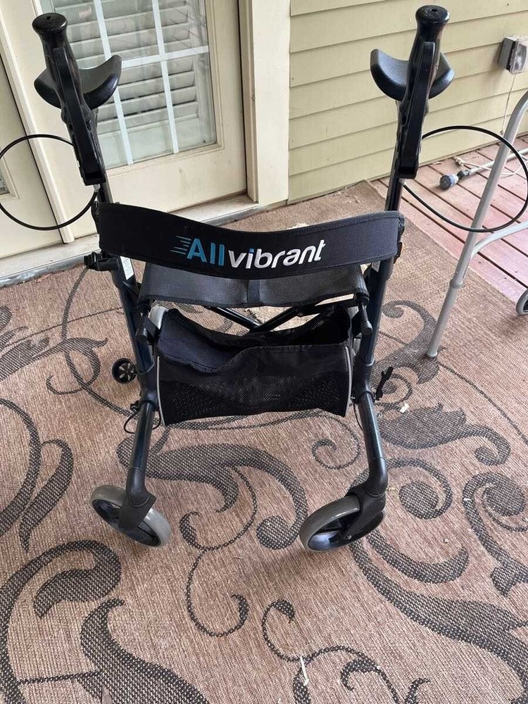 AllVibrant Upright Walker/Rollator – Excellent Condition