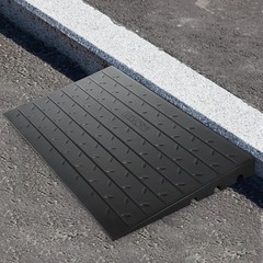 2.6″ /4“ Rise Threshold Ramp Doorway, 3 Channels Cord Cover Rubber Solid