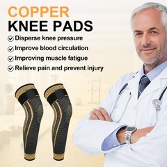 Ruilaibao Long Copper Knee Braces for Women and Men Full Leg XX-Large,