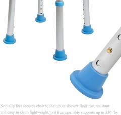 1″ I.D Non-Skid Replacement Feet for Shower Stools – Secure & Reliable Support