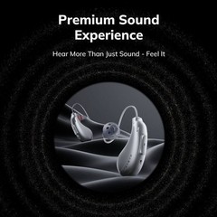 NEW SEALED Elehear Beyond Pro OTC Smart Hearing Aids BTE Bluetooth Silver
