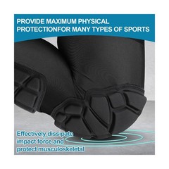 Knee Pad Protective Calf Shin Guards for Adult Youth Leg Compre… FAST USA SHIP