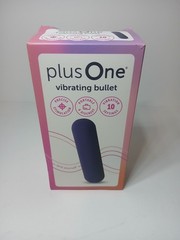 PLUS ONE VIBRATING BULLET SOFT TOUCH MASSAGER, 10 VIBRATION SETTINGS READ