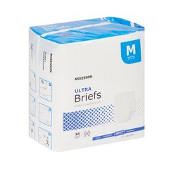 96 McKesson Ultra Heavy Absorbency Adult Disposable Brief Diapers M Tab Closure