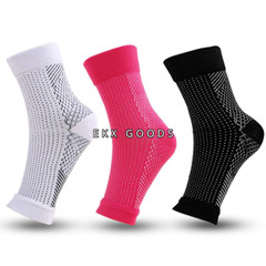 Sport Ankle Support Brace Elastic Compression Foot Plantar Fasciitis Heel Wrap