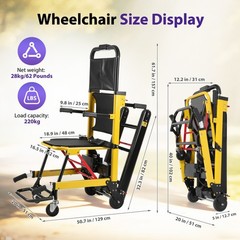 Elderly Stair Lifting Motorized Climbing Wheelchair Chair Stair Lift Portable