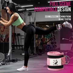 Effortless Transition Ankle Strap for Cable Machines – Pink & Adjustable