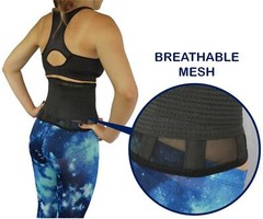 ComfyMed® Breathable Mesh Back Brace CM-SB01 (LGE 38″ to 50″) Lower Back Pain…