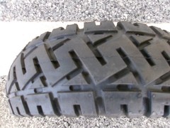 5 Hole 13 X 4.00 -8 Black Pneumatic Wheel Front or Rear 6210
