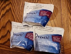 DRENCH! No Rinse Shampoo & Conditioning Cap EXP 01-19-2027 Pack Of 3