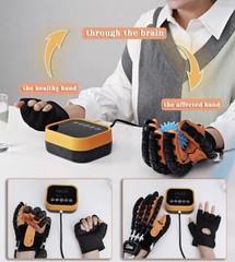 XUETAO Right Hand Rehabilitation Left Hand Training Gloves /Hand Size L