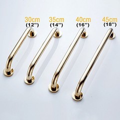 700Brass 12Inch Grab Bar for Hotel/Motel/Home Shower Safety, Solid Brass, Pol…